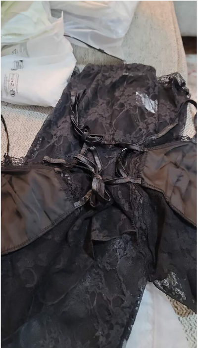 طقم بنطال كاميسول دانتيل بخصر مرتفع من Slumberist، تصميم برباط، طقم من قطعتين مثير وفريد للنساء