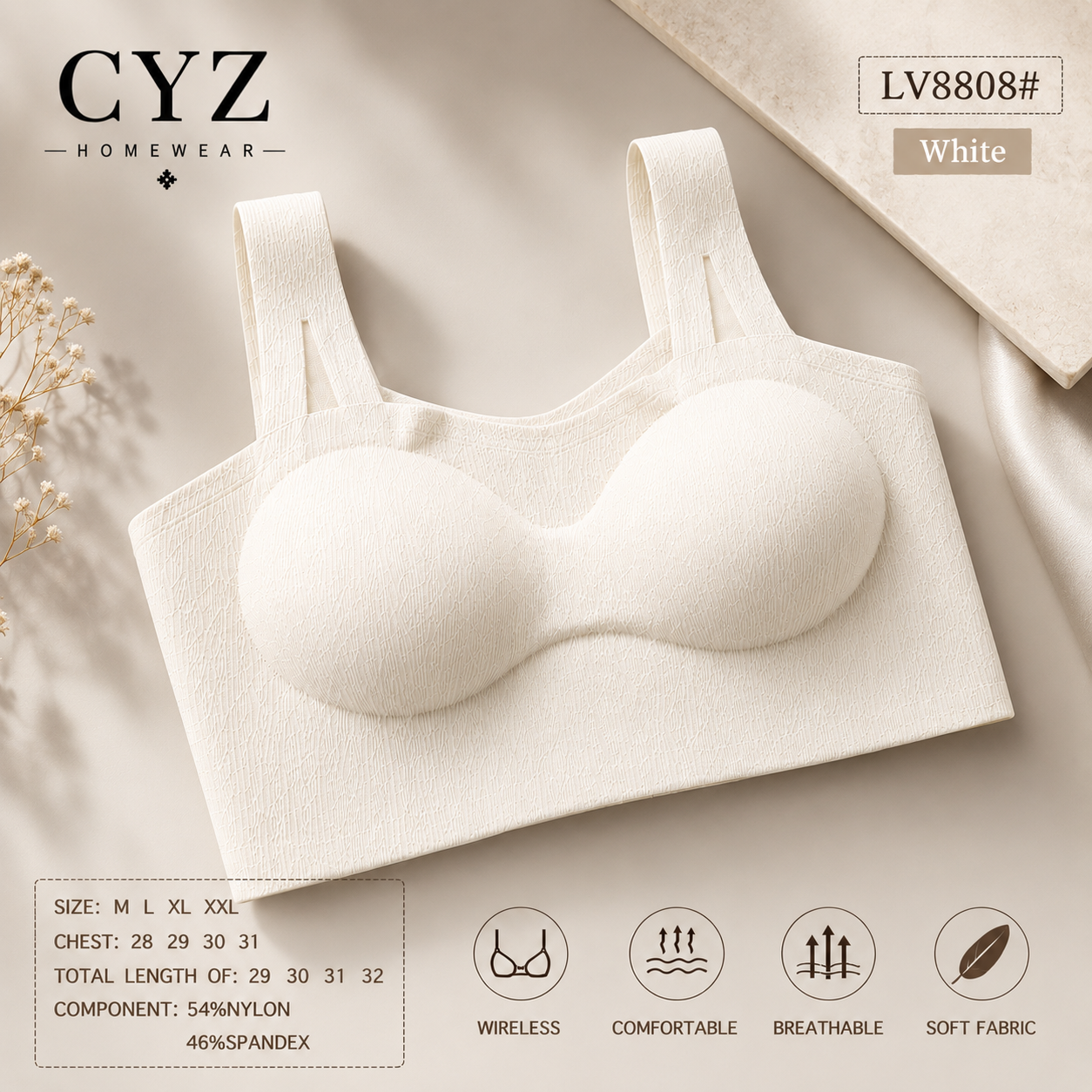 CYZ Cloud Soft™ Seamless Comfort Bra