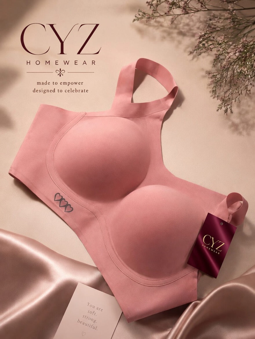 Comfortable Bra For Women, Wireless, Solid Color
