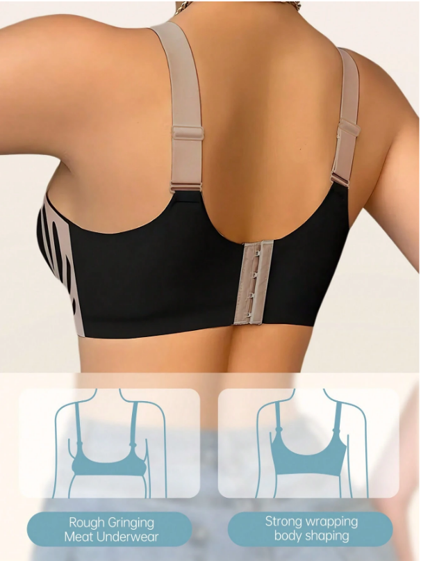 Light Chest Support Binder Bra Soft Support Seamless Bra Women's Lightweight Bras Breast Shaping Bra Lingerie Women Sexy Underwear Bra Great For Large Breasts Push-Up And Side Support Anti-Sagging And Adjustable