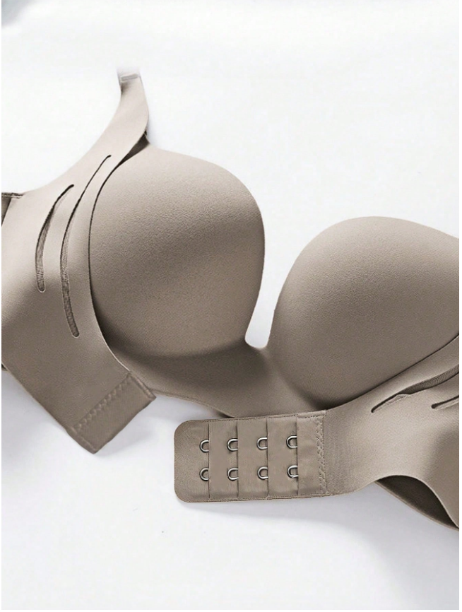 Women's Seamless Wireless Bra, Strong Lift And Gather, Designed For Larger Busts, Comfortable Backstrap Design, Prevents Sagging