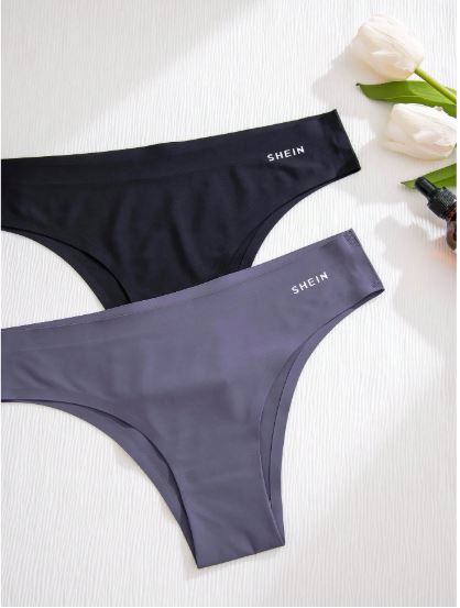 SHEIN Underwear& Sleepwear Basics Women's Seamless Underwear (7pcs Triangle Panties)