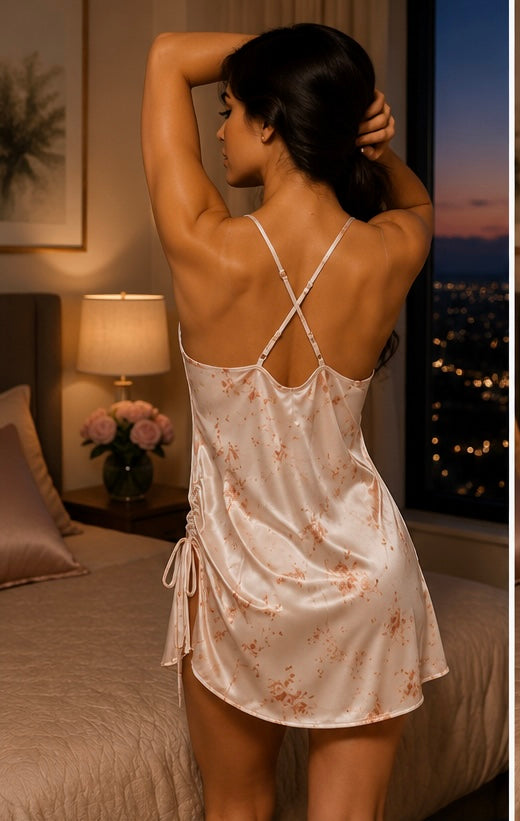 CYZ Premium Satin Nightdress