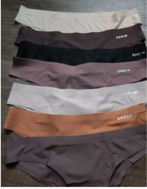 SHEIN Underwear& Sleepwear Basics Women's Seamless Underwear (7pcs Triangle Panties)