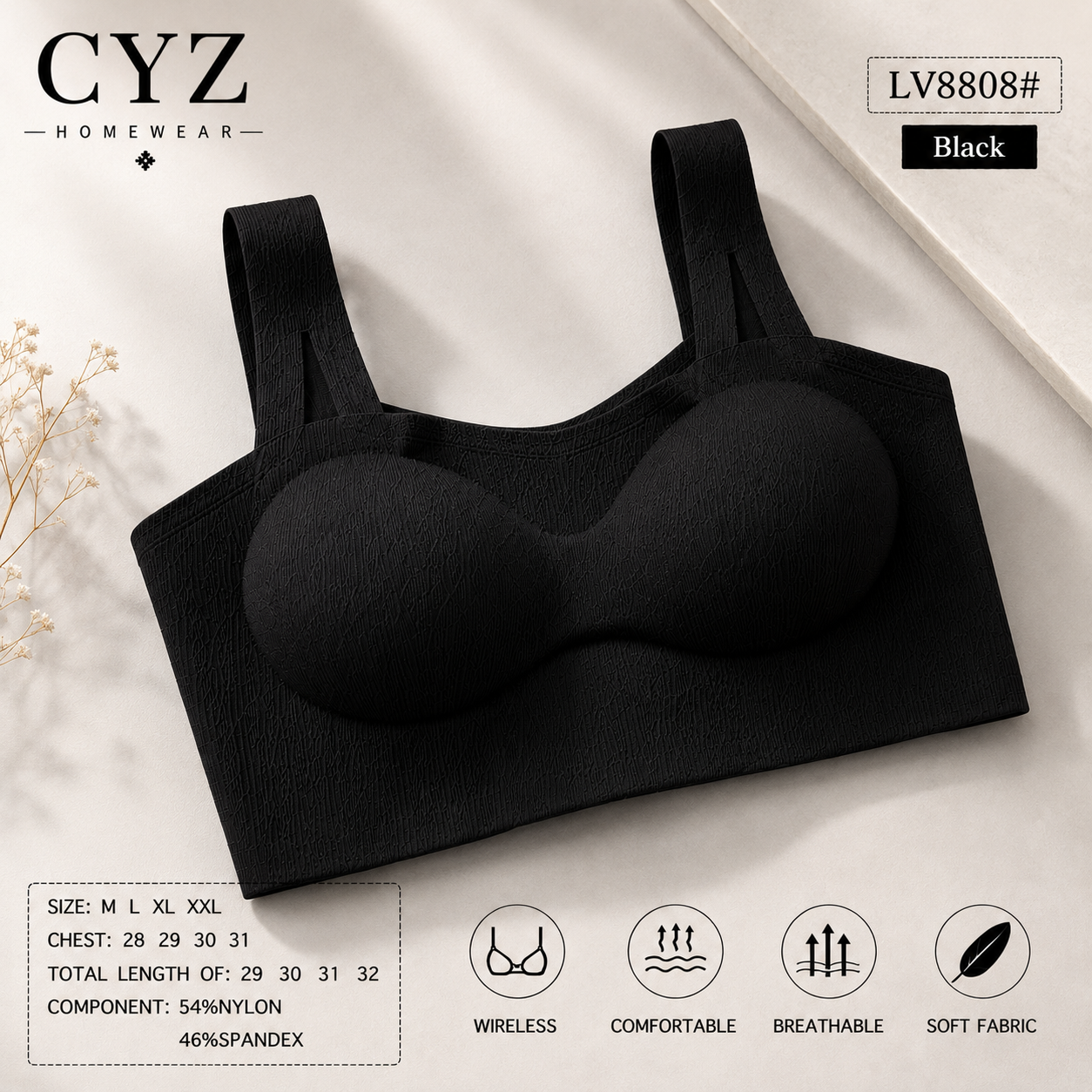 CYZ Cloud Soft™ Seamless Comfort Bra