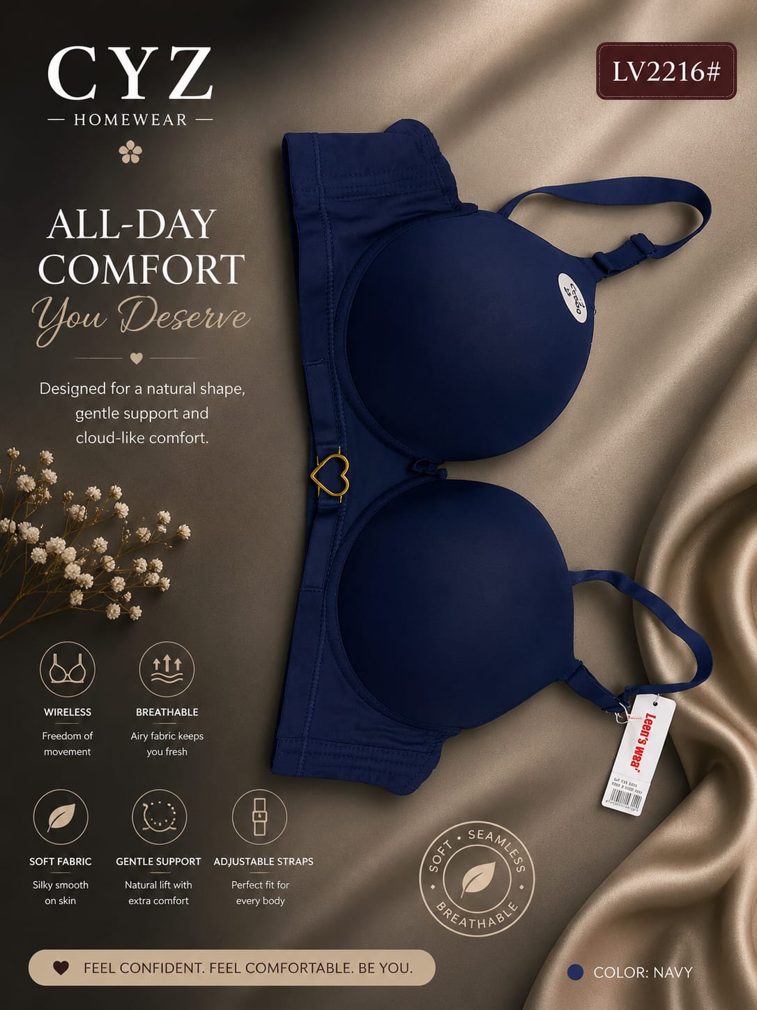 Premium, comfortable designed bra