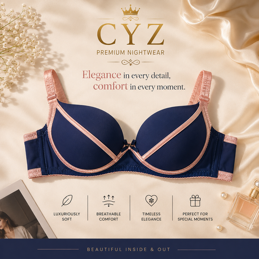 Luxury Comfort Push-Up Bra – Soft Support & Elegant Fit
